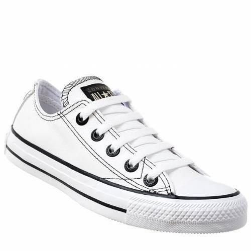 All Star Branco de couro